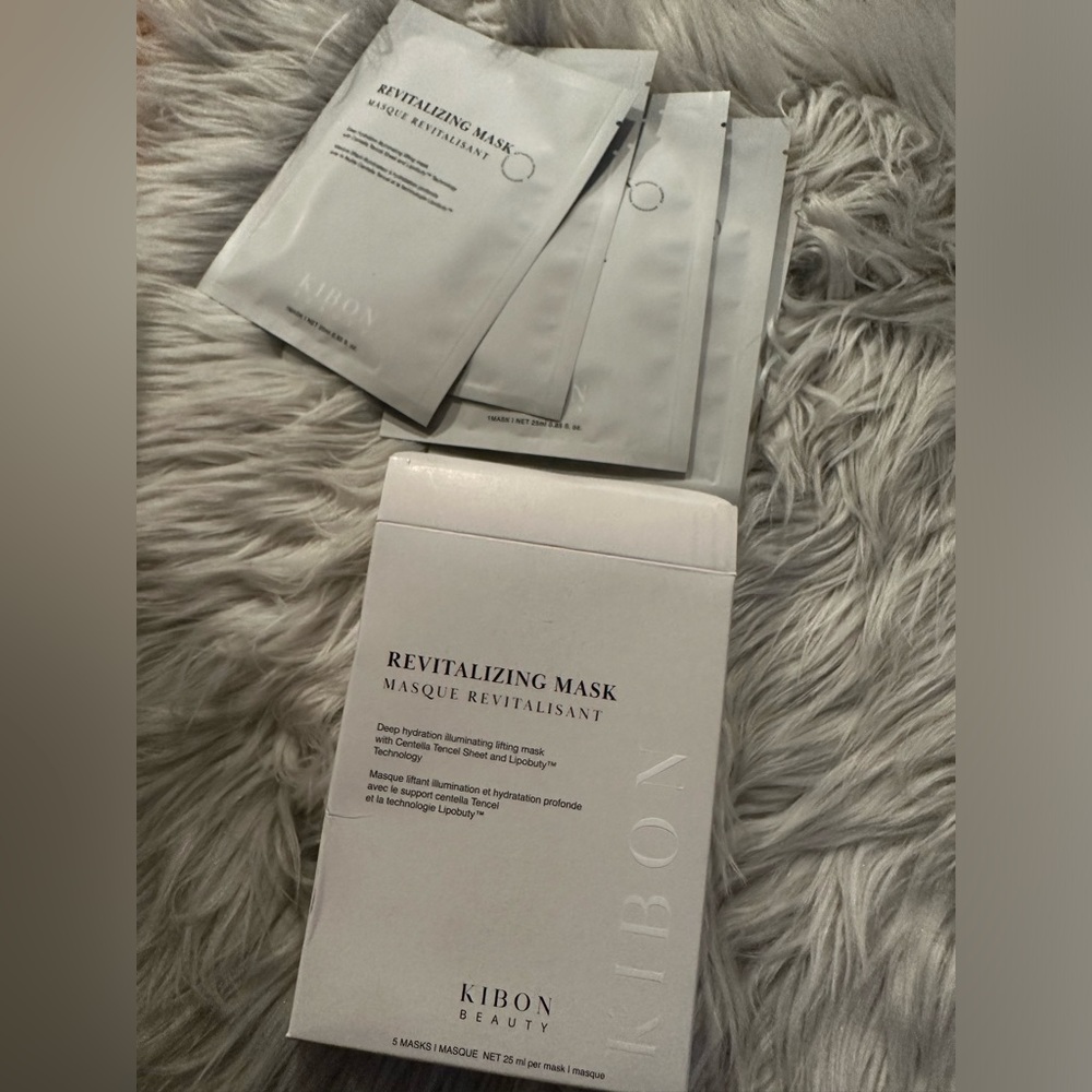 Kibon REVITALIZING SHEET MASK with LIPOBUTY™ TECHNOLOGY / 5 pcs